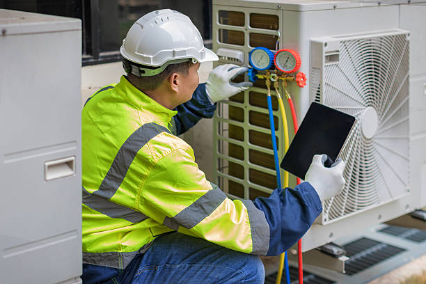 Professional Hvac Maintenance technician working in Crockett, TX